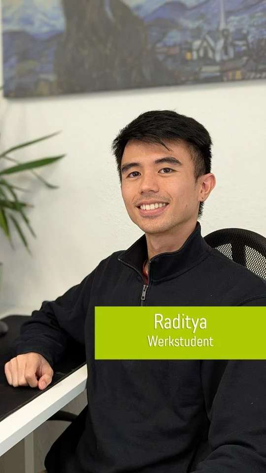 Seit drei Jahren mit Energie dabei: Raditya aus dem Planungsteam.