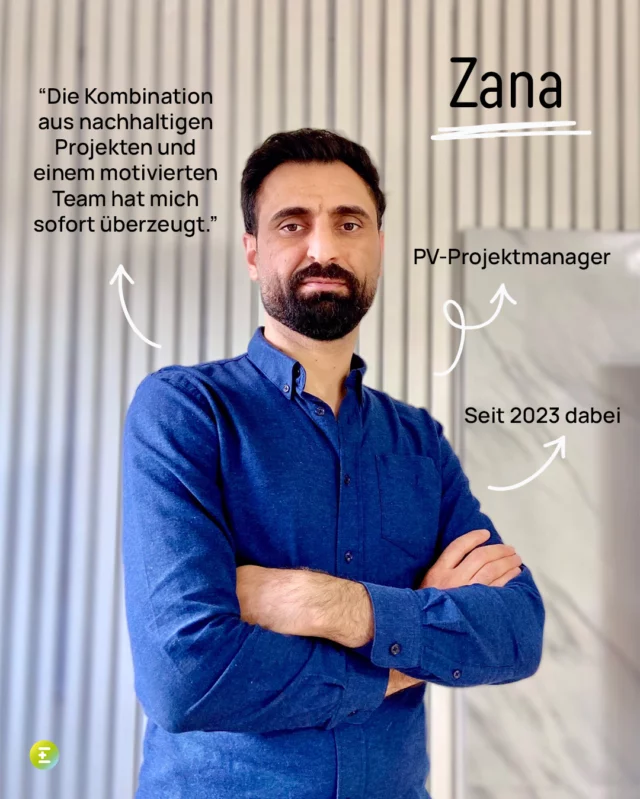 Zana stellt sich vor: Projektmanager und Leiter des Planungsteams.
