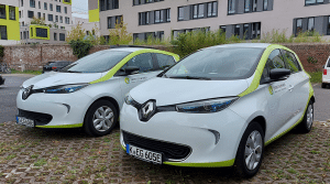 Carsharing Renault ZOEs